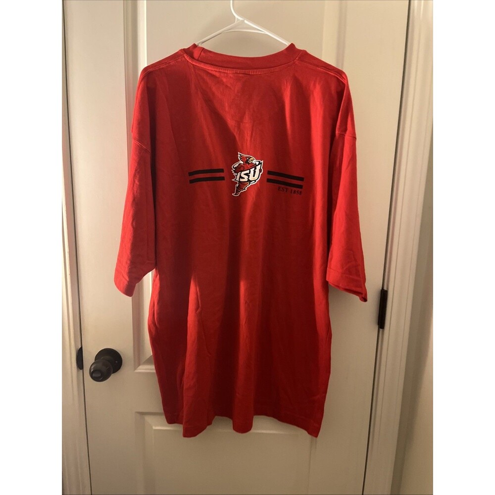 Vintage Starter Iowa State ISU Cyclones Est. 1858 Graphic T-Shirt Red Mens 2XL - Picture 15 of 15